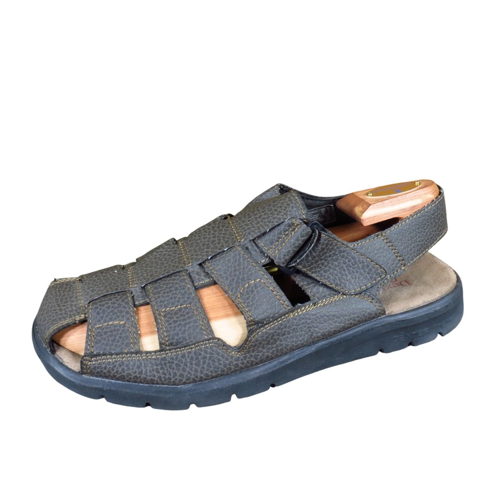 Dexter Tucson Mens Fisherman Sandals Size 10 Outdoor Walking Brown Synthetic